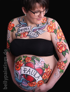 Babybauch Tattoo