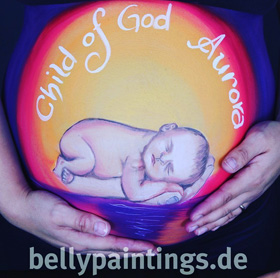 Bellypainting „Child of god"