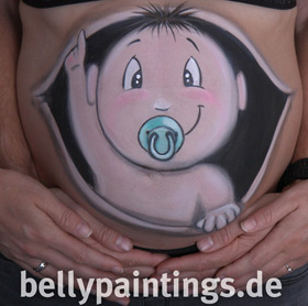 Bellypainting „Hello Baby"