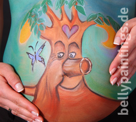 bellypainting Baum