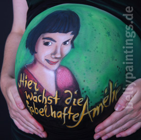 Bellypainting Fabelhafte Amelie